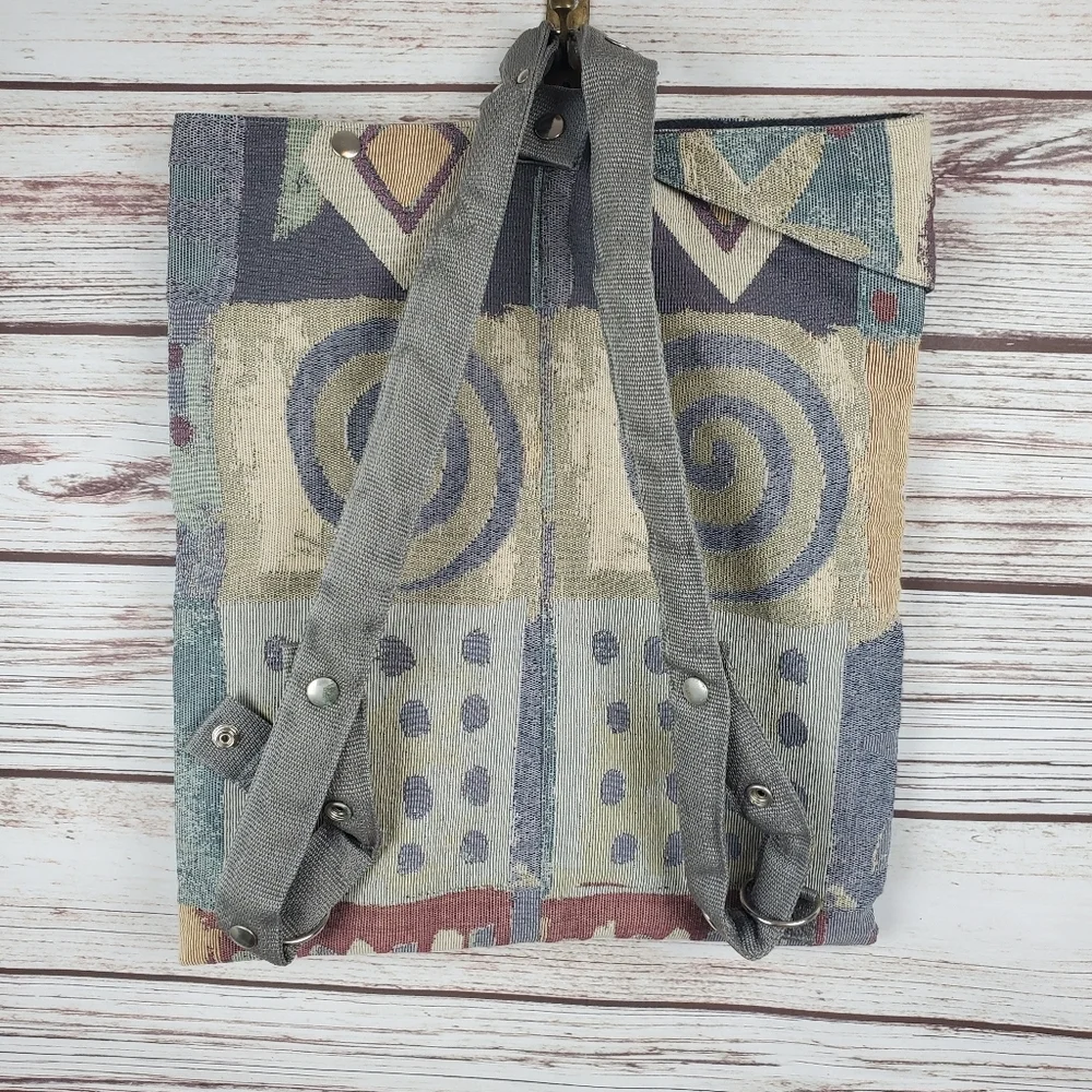Carson Rogers Carogi Convertible 4-Way Backpack Sling Tapestry Bag